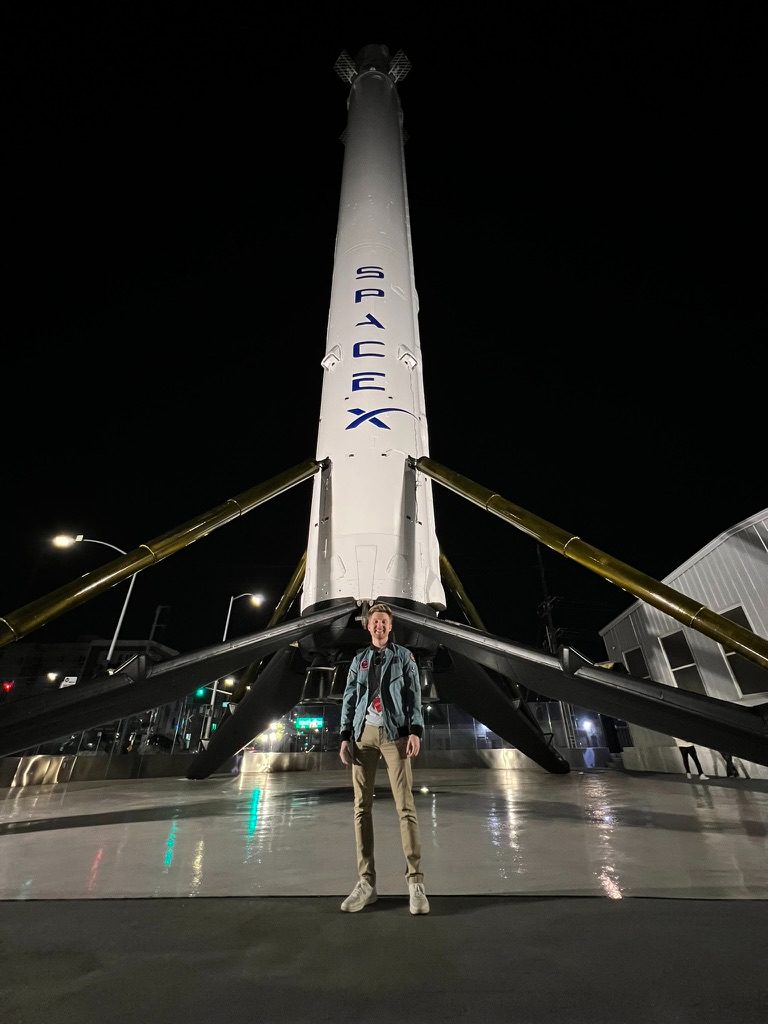 Luke Erickson at SpaceX, Hawthorne